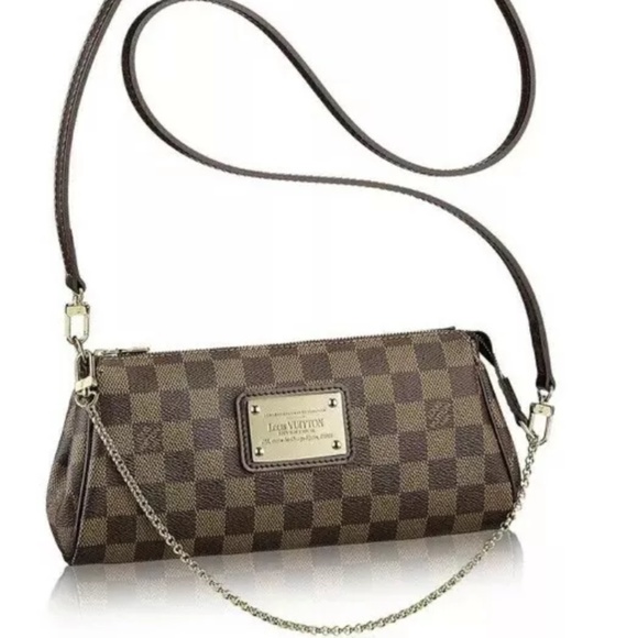 Louis Vuitton Handbags - Louis Vuitton Damier Eva Clutch Crossbody Receipt